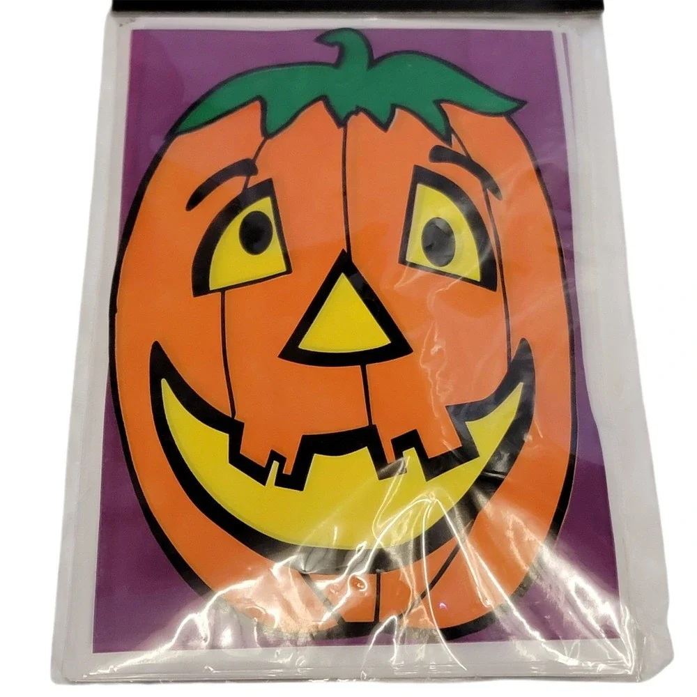 Halloween Jack O Lantern Treat Bags 40 Ct w/ Twist Ties Party Favors Pumpkin